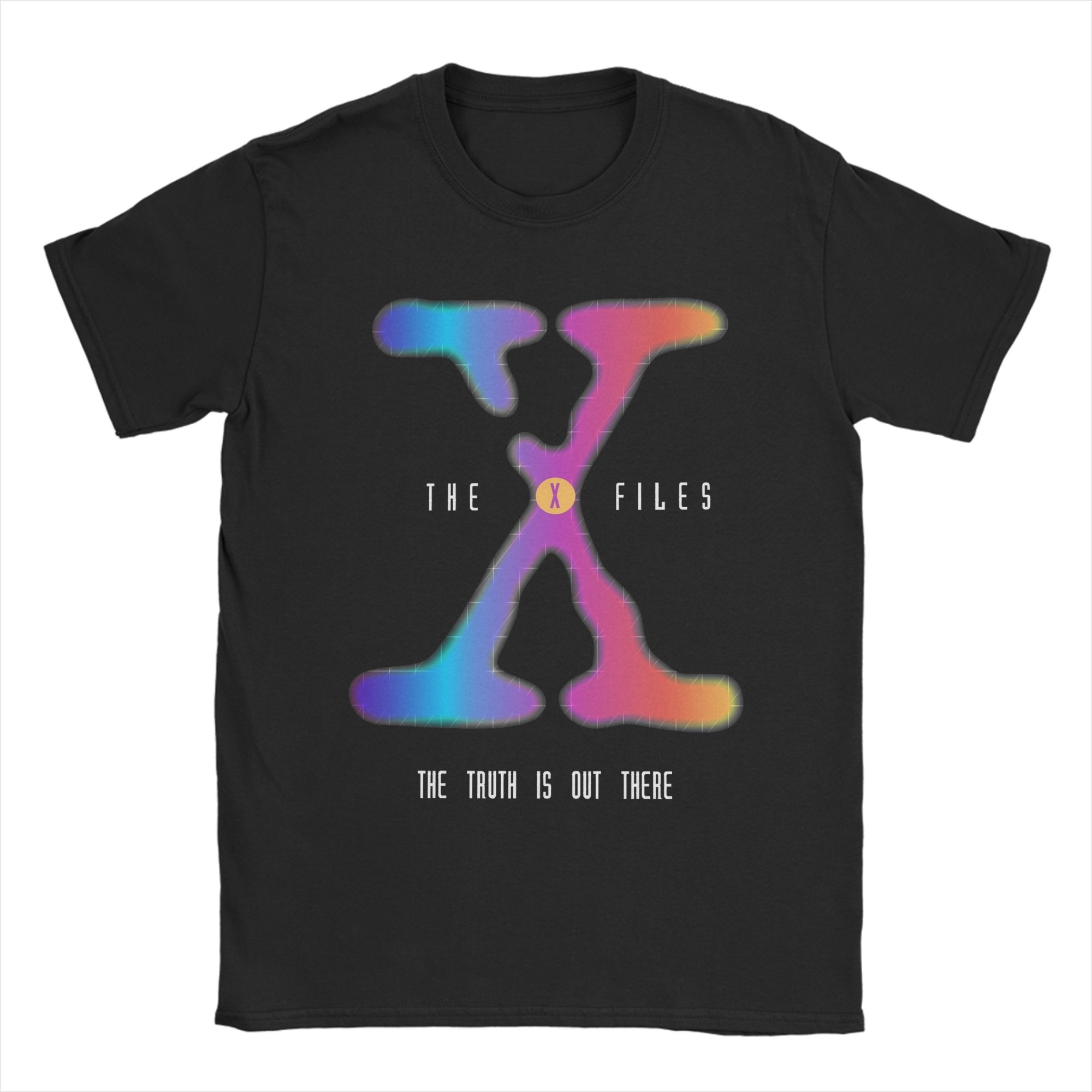 The X Files Graphic Print Black T-shirt XXXXL