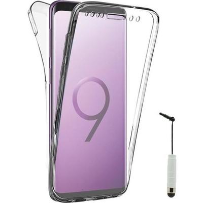 Silicone Gel Case - Samsung - Galaxy S9+ - 360° Protection - Transparent - Mini Stylus