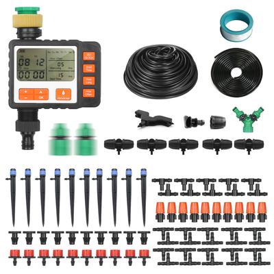 BXJ-009 Drip Irrigation Kits, Digital Water Timer Water Faucet Hose Timer Irrigation System
