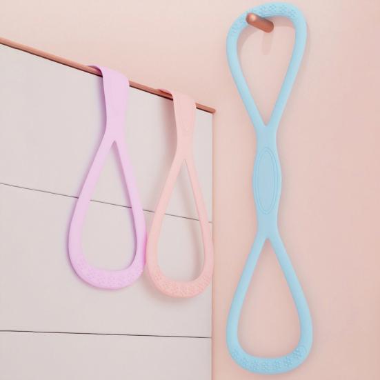 Figure 8 Fitness Resistance Band Anti-slip Silicone 25/35Lbs Men Women Arm Shoulder Stretch Strength Training Exercise Elastic Strap Tension Rope