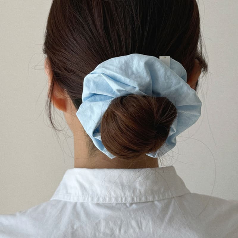 oar Vintage Shirt Scrunchie [Sky]