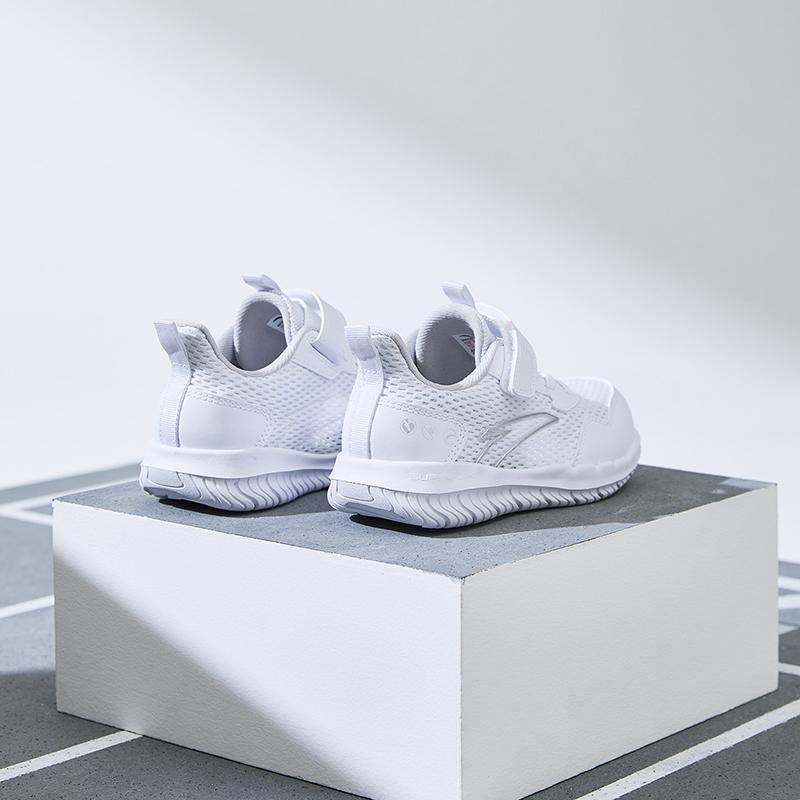 Anta Kids Vitality Simple Versatile White Sneakers Lightweight Shock Absorbing Breathable Low Top Running Shoes Kids sneakers A12439967-5