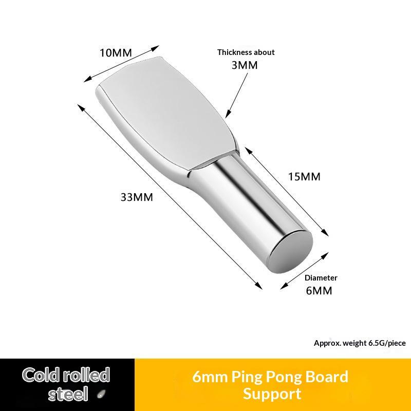50Pcs Cold Rolled Steel Shelf Support Pegs Electroplated Finish Various Sizes For Home Cabinet Wardrobe Bookshelf