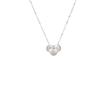 18K Gold CNC Laser-Engraved Four-Leaf Clover Bracelet & Five-Petal Necklace Set