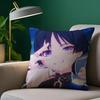 Scaramouche and Wanderer Game Pillow Case Anti-dustmite Pillowcase Invisible Zipper Silky Short Plush Sofa Cushion Cover
