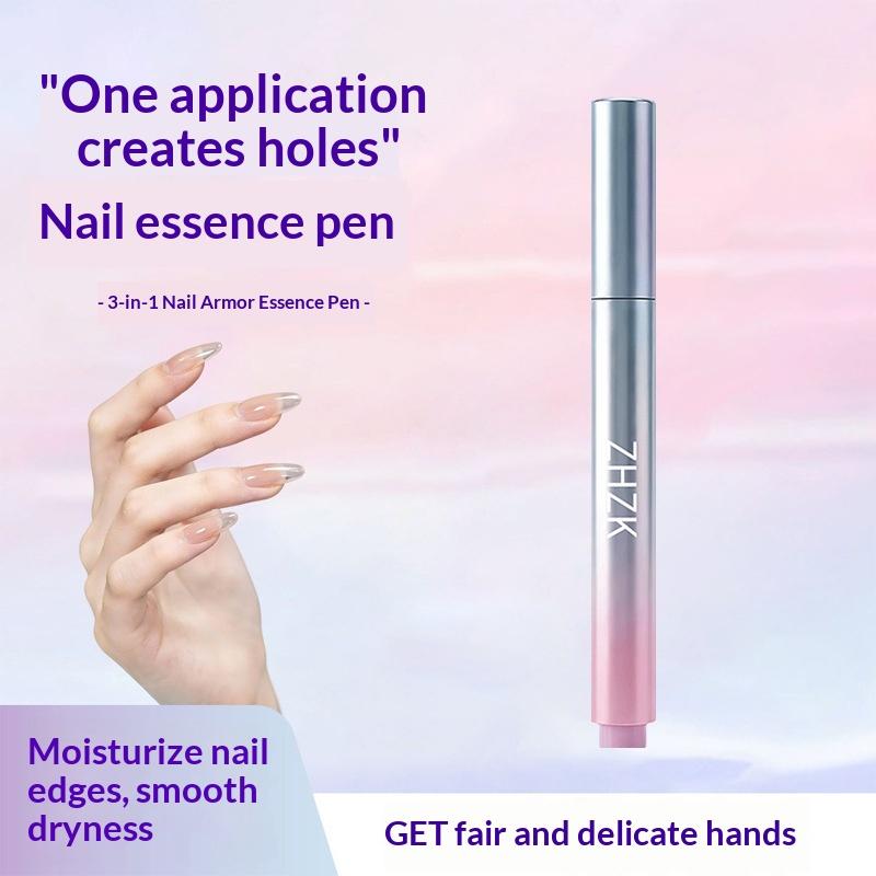 

3In1 Nail Nutritional Oil Softenin Pen Brighten Moisturizing Pen Nail Cuticle Removal Pen Prevent Nail Damage Manicure Care Tool синий