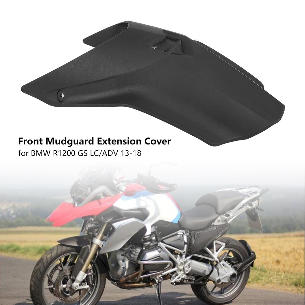 Para-lama Dianteiro de Motocicleta Extensão de Para-lama Capa para BMW R1200 GS LC ADV 13 18 Preto