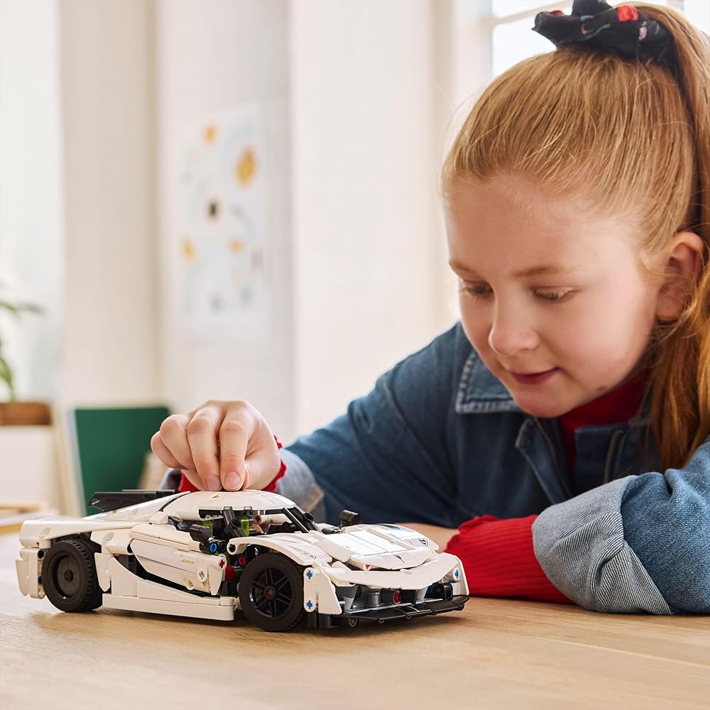 LEGO Technic Koenigsegg Jesko Absolut Hypercar White 42184 for Ages 10 and Up