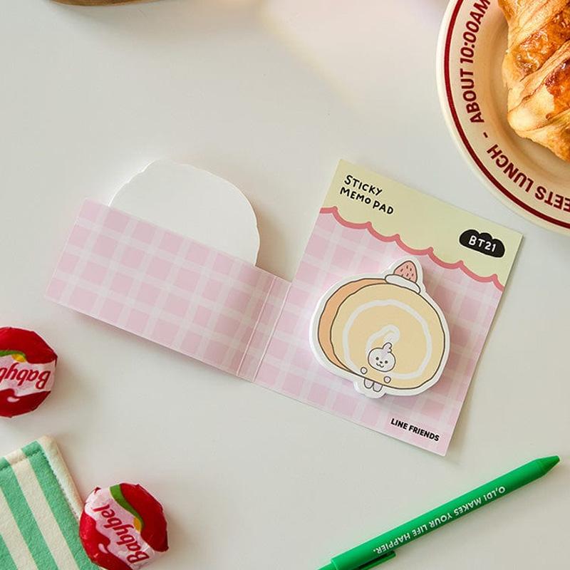 BT21 Baby Bakery Sticky Memo Pad (8 Options)