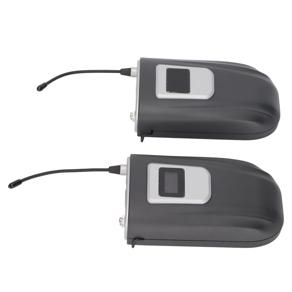 Wireless Lavalier Microphone System Outdoor Radio Condenser Microphone System for Vlog Mobile Phone