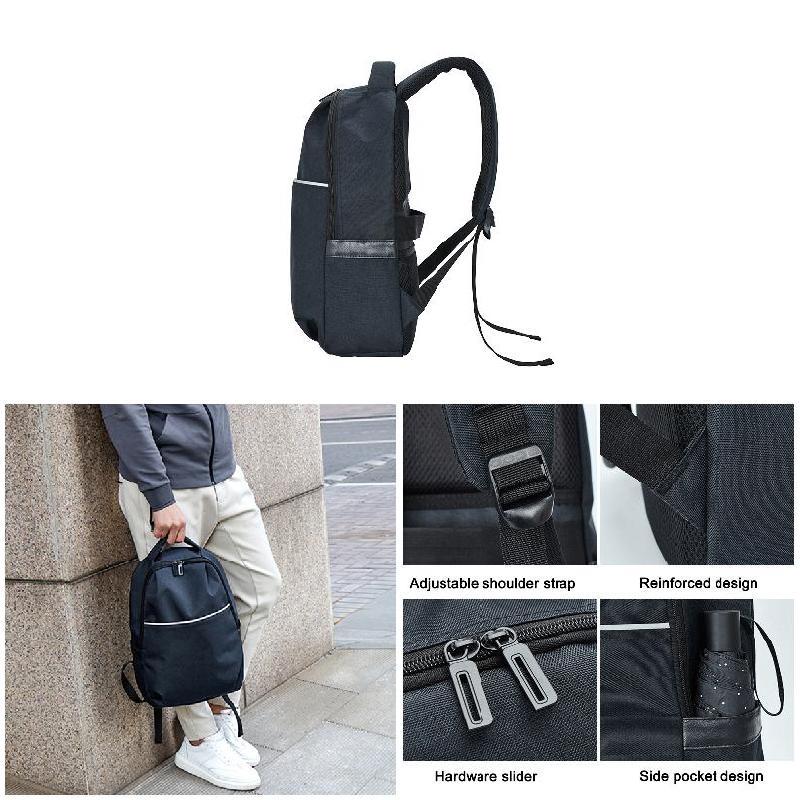 Leisure Daypacks Large Capacity Anti Theft Oxford Cloth School Bags School Durable Backpacks Student Basketball with USB Charging Port College School Computer Bag Black