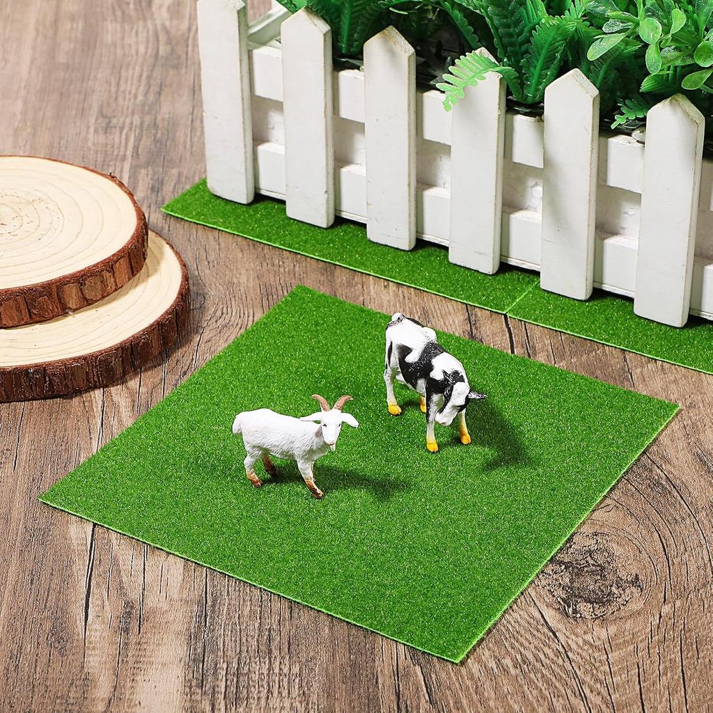 10/20 Pcs Simulated Moss Green Moss Lawn Turf Background Wall Display Window, Bonsai Green Plants Decorative