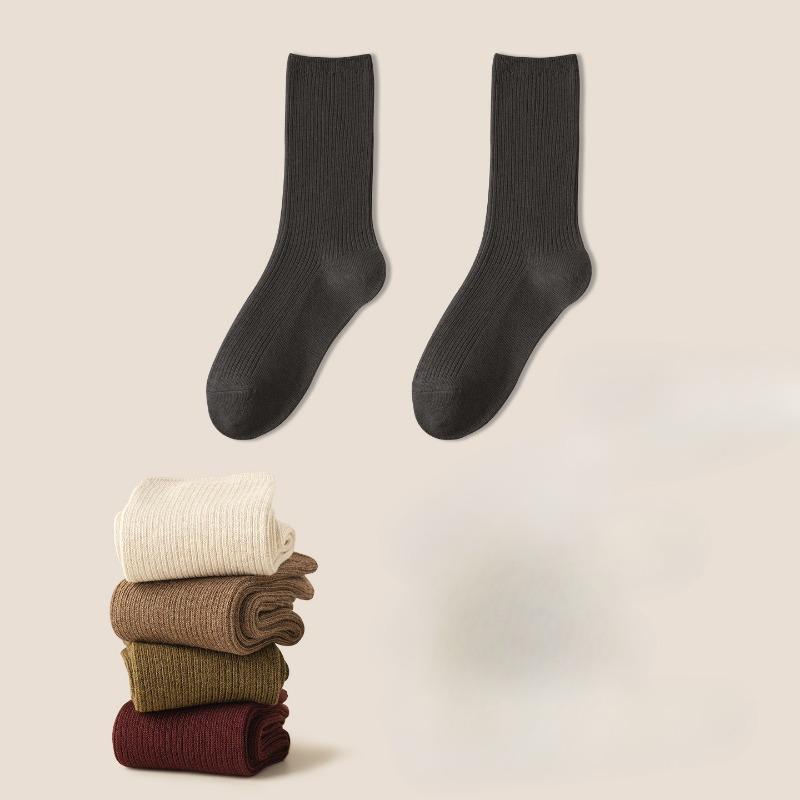 Ladies Autumn and Winter Thickened Warm Boneless Long Tube Pile Cotton Socks