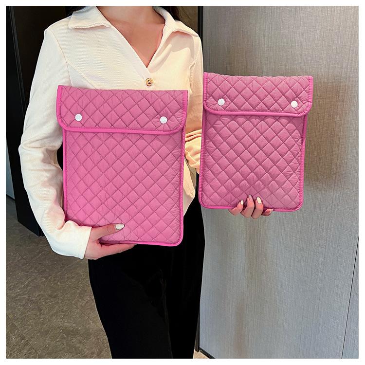 TS JYL laptop bag,New Hand Rhombus Laptop Sleeve 11 Inch iPad 14 Inch Notebook Bag 14 inches красный