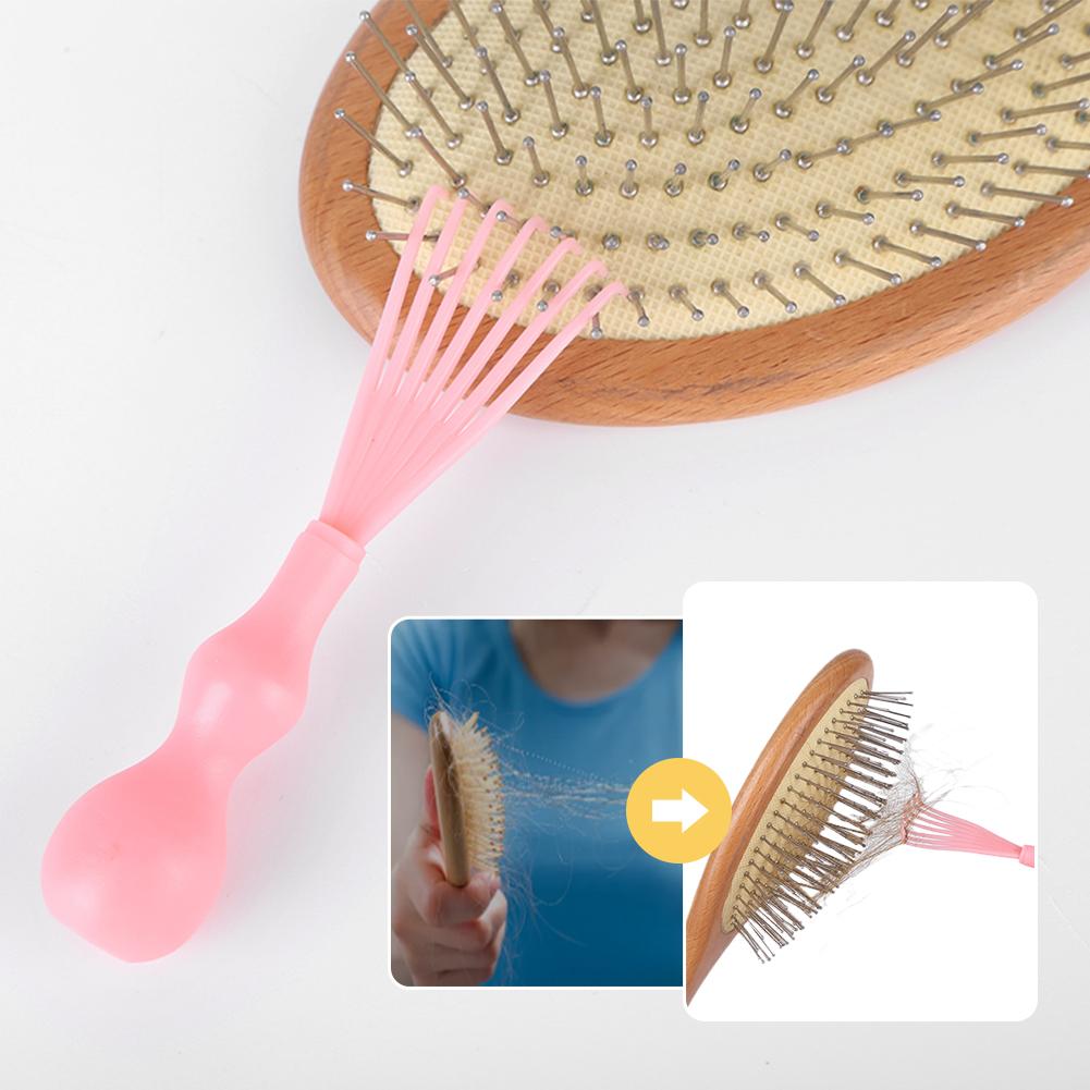 Outil de Nettoyage de Peigne à Cheveux Outil Démêleur de Cheveux Mini Outil Nettoyant Brosse à Cheveux Portable Multifonction pour Enlever les Cheveux