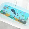 Bathtub Mat Cartoon Printed Anti-Slip with Drainage Holes Strong Suction Cups Safe Fun Bathing Experience Children Shower Mat