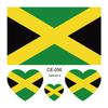 World Cup 2026 National Flag Waterproof Tattoo Stickers for Sports