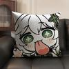 Nahida Cute Genshin Impact Cushion Cover Natural Linen Organic Fabric DoubleSided Printing Sofa Home Decor Gift Pillow Case