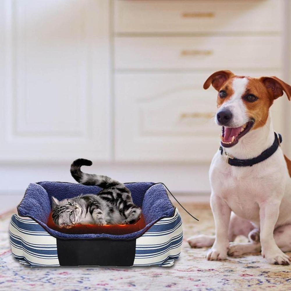 Control Dog Cat Bed Seat Cushion Heater Carpet Pet Heating Mat Dog Heating Pad Pet Electric Blanket