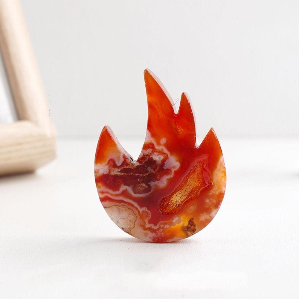 

Изделия из камня Натуральный красный агат Резной агат Пламя Статуя Обучающие образцы