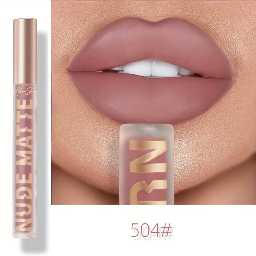 Matte Liquid Lipstick - Long-lasting, non-stick, moisturizing, nude, pink and brown tones