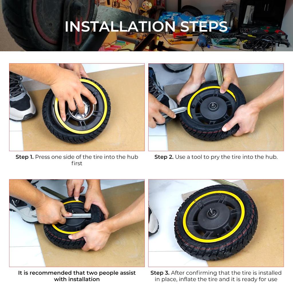 Ulip Self-repairing 9.5*2.50 off-road tubeless tire with goo