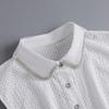 Perfect Match Women Chiffon Fake Shirt Detachable White Summer Autumn False Collars For Sweater Lapel Fake Female Collar Decorative