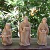 10 pz/set Scena Natività di Cristo Statuina Bambino Famiglia Mangiatoia Statuette Artigianato in Resina Miniature Ornamento Religioso Chiesa