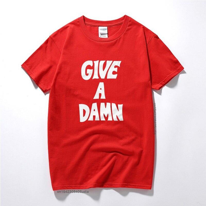 

Give A Damn As Worn By Alex Turner T-Shirt Premium Cotton Music Top Camisetas Hombre Fashion Short Sleeves Tee Shirt S