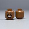 Building Block Minifigure Heads Set – Facial Expressions in Yellow