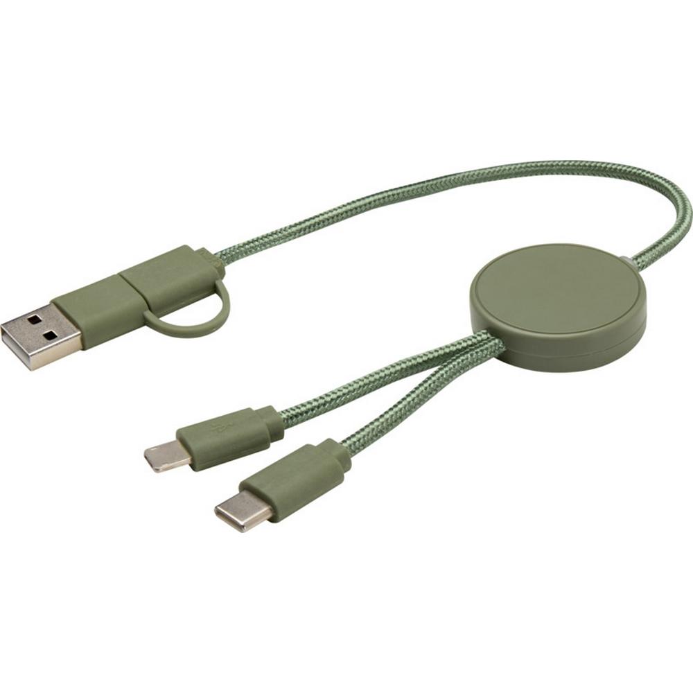 Cablu de încărcare 5 în 1 Citala din plastic reciclat