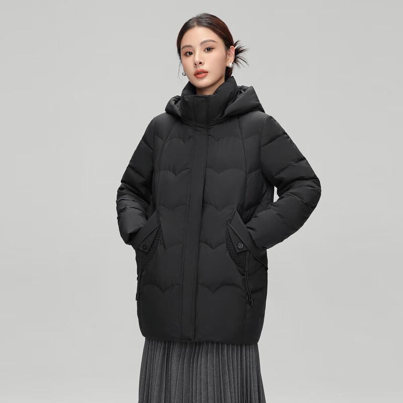 XueZhongFei Women's Mid-Length Down Jacket X40143376F