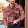 Men'S Fashionable Lapel And Shoulder Length Short Sleeved Casual Top
