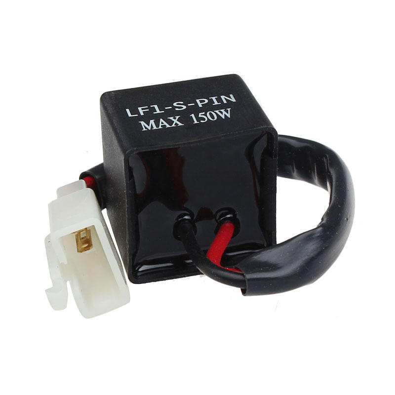 3-poliges Motorrad Blinker Relais 12V 3 Pin Einstellbare LED-Leuchte Blinkrelais Fix Elektronisches Relais F/ür Blinkeranzeige