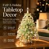Schulferien Bastelbedarf DIY Perlen-Weihnachtsbaum-Set, Handgemacht mit LED-Lichtern, Dekorations-Bastelwerkzeuge Bastelprojekt, Perlen-Set für Erwachsene,