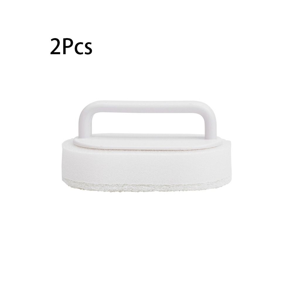 

Сменная губка, 2 шт., губка для мытья посуды с ручкой, полипропиленовые инструменты для чистки душа, скребок для ванны, ванная комната