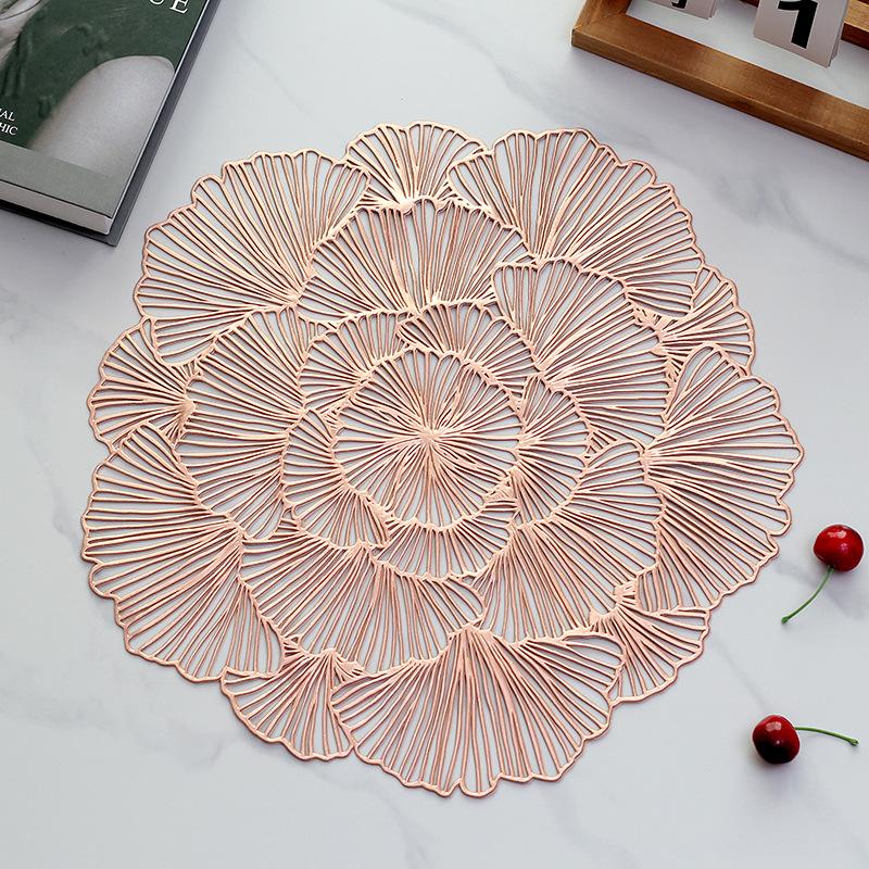

38cm Flower Table Mat Heat Insulation Coffee Dish Coaster New Dining Pad Desktop Decoration