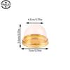 Clear Plastic Cake Boxes And Packaging Box Moon Cake Box Egg-Yolk Puff Blister Box Baking Decor Storage Container Dome Box