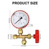Air Conditioning Pressure Test Gauge HVAC Service Manifold Gauge Precision Air Conditioner Maintenance Pressure Gauge