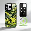 F-Fluid Art Phone Case For iPhone 17 16 15 14 13 12 Pro Max Plus for Mirror Wireless Magnetic Cover