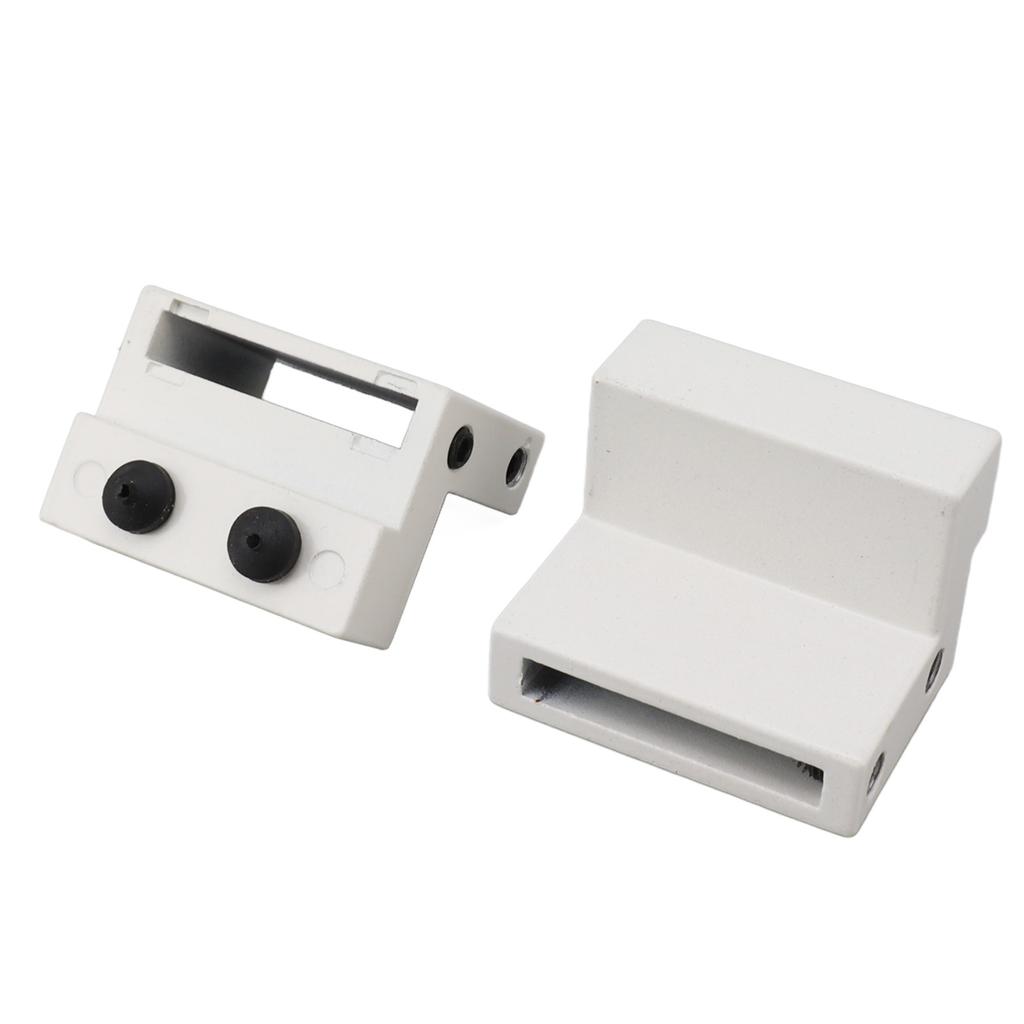 Barn Door Stopper White Sliding Barn Door Hardware Accessories with Hex Wrench for Bedroom Kitchen