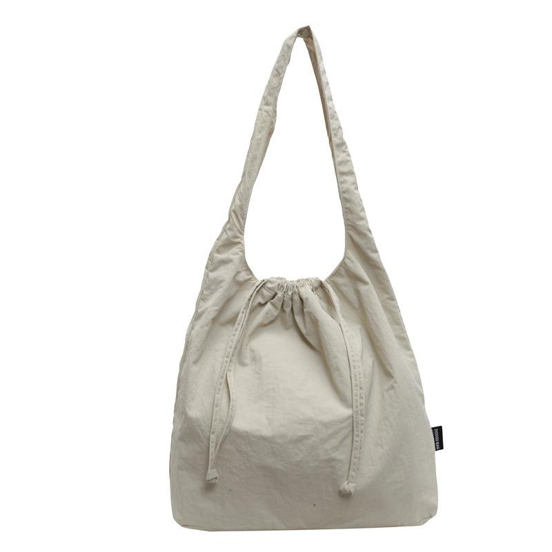 Casual Canvas Large-capacity Bag Women's New Trendy Fashion Shoulder Bag College Student Commuting Versatile Tote Bag