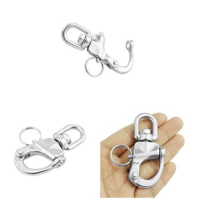 10 St/ück Karabinerverschluss Schl/üsselanh/änger D-Ring Wirbel Trigger Snap Clips Schnallen Haken f/ür Handtasche Tasche Gep/äck Auto Haus Schl/üssel Ring Schl/üsselanh/änger DIY Hardware