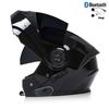 Bluetooth Men's Motorcycle Helmets Full Face Casco for Motorcycles Man Motocross Kask Flip up Casque De Moto  DOT Certified BLD