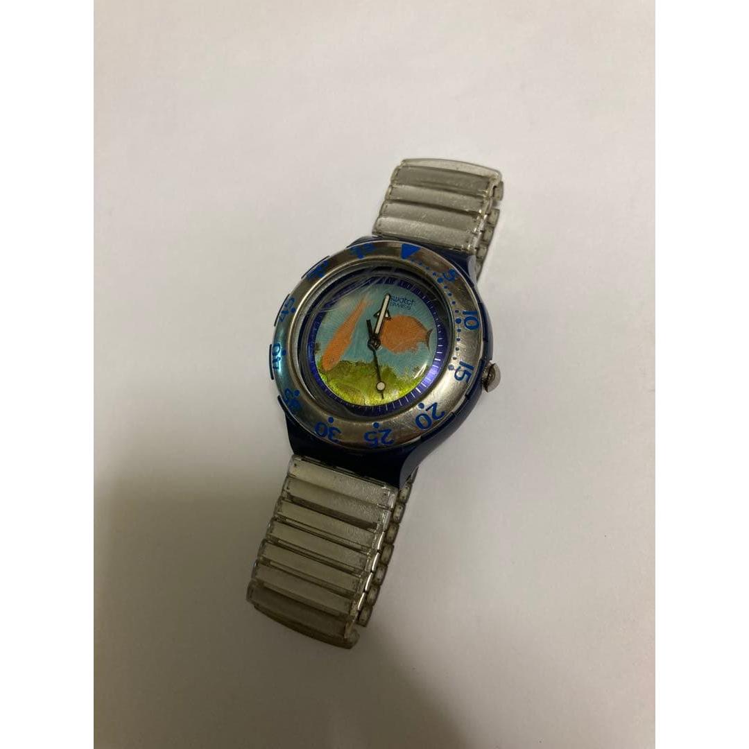 Used Swatch watch fish design