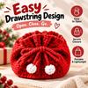 Character Christmas Drawstring Gift Bag Drawstring Closure Crochet Gift Pouch  Christmas Gifting