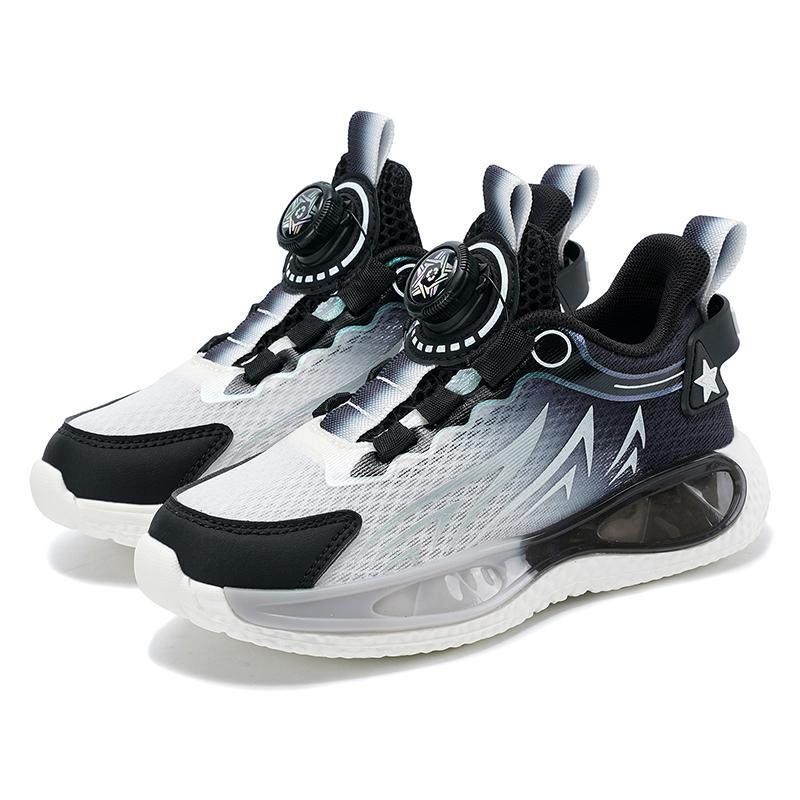 Hot Selling Lightweight Childrens Sports Shoes Summer Breathable Fashionable Casual Shoes Soft and Stable Elastic Running Shoes