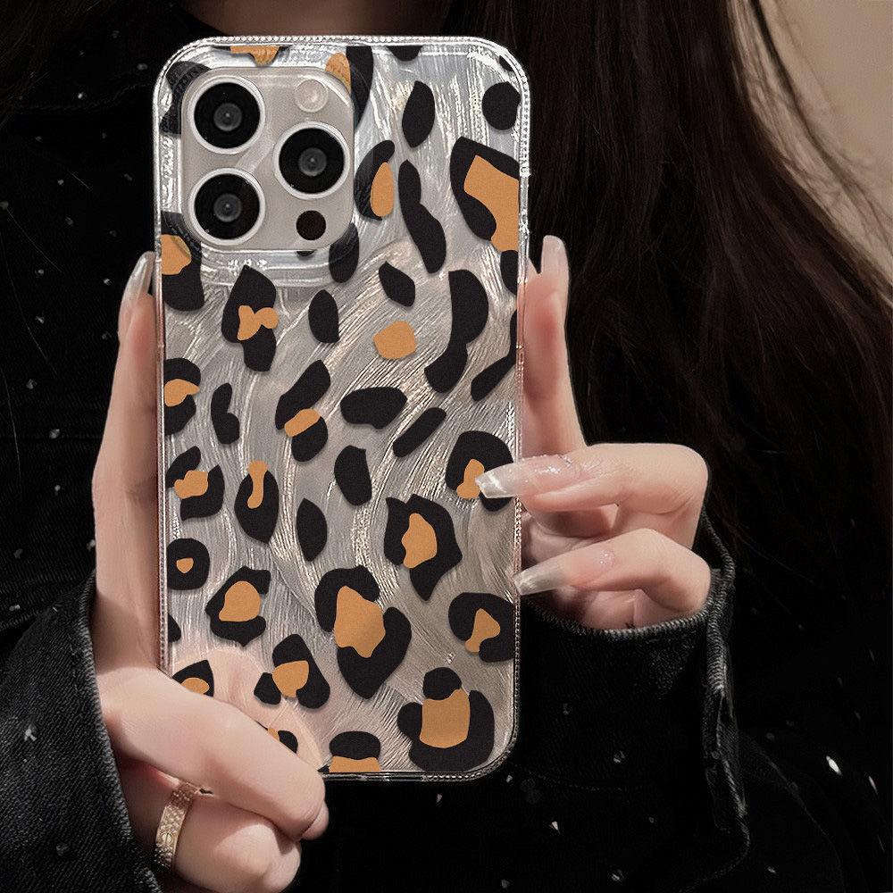 Retro leopard print for iPhone17promax2026 new mobile phone case Apple 17 laser 15/16x