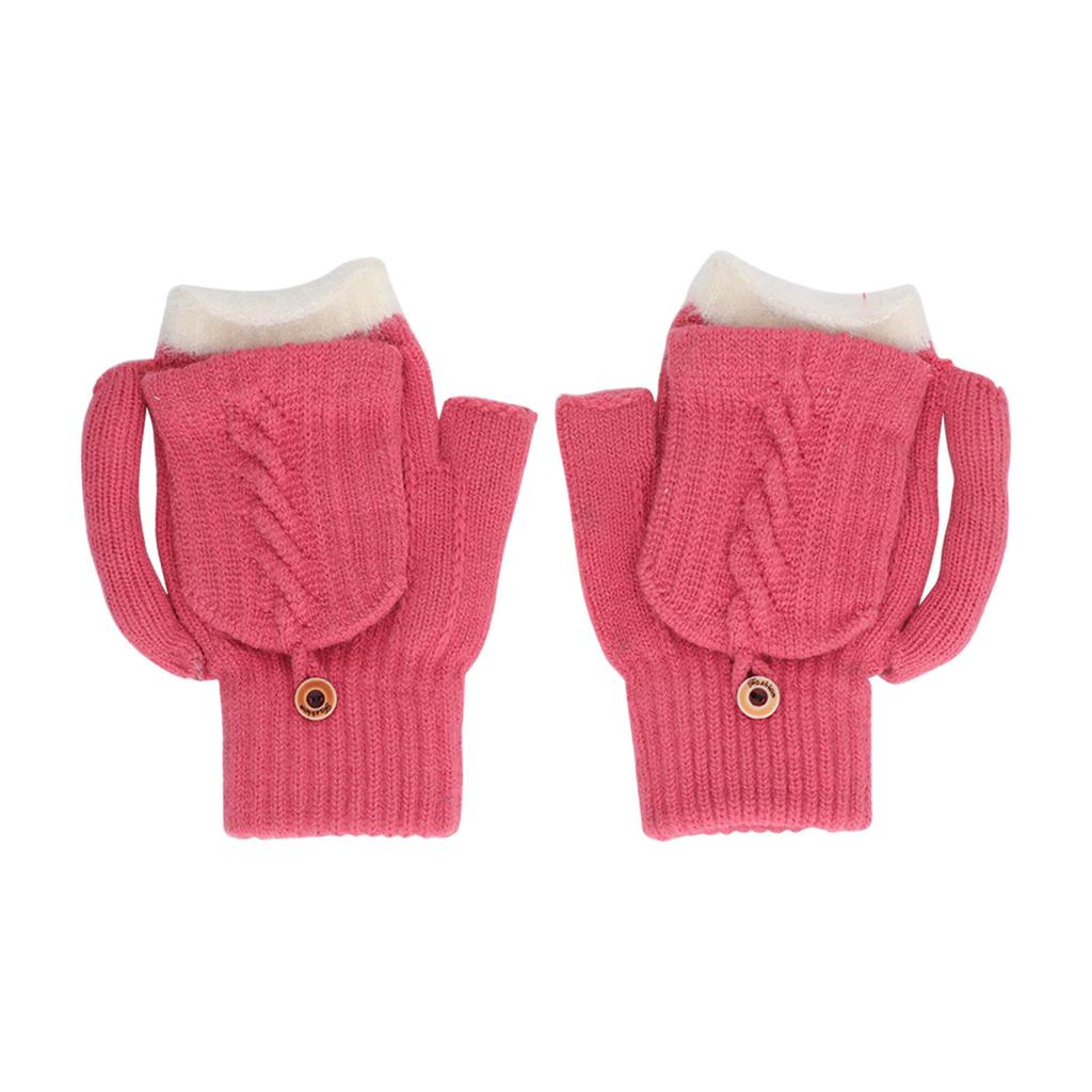 2 PEÇAS Luvas Aquecidas por USB Luvas de Tricô com Aquecimento Dupla Face Temperatura Luvas Térmicas
