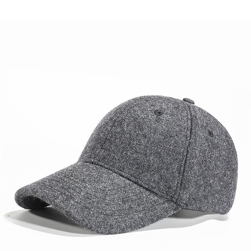 Wool Blend Fleece-Lined Duckbill Cap – Trendy & Warm Autumn/Winter Hat for Men, Women, and Seniors
